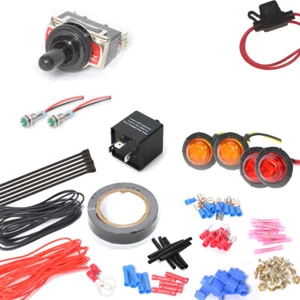 Universal Turn Signal Light Kit for all SXS ATV UTV with Toggle Switch Indicator - Picture 1 of 10