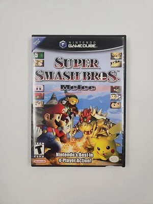Super Smash Bros Melee Nintendo GameCube Complete CIB First Print - Image 1 of 4