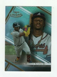 2021 TOPPS GOLD LABEL CLASS 2 - RONALD ACUNA JR. ATLANTA BRAVES #55 - Picture 1 of 4