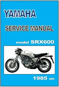 YAMAHA Workshop Manual SRX600 SRX400 1985 1986 1987 1988 1989 and 1990 Twinshock - Picture 1 of 2