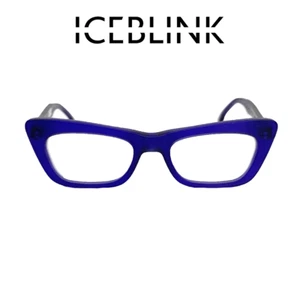 Occhiali da lettura Made in Italy Iceblink #002 Matt Blue 48 19 140 + Hoya Lens - Imagen 1 de 18