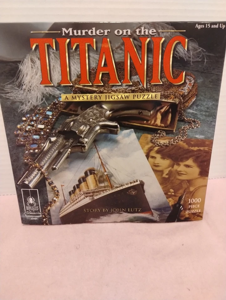 Murder on the Titanic: A Classic Mystery Jigsaw Puzzle (1997, Hardcover)