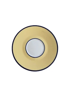pagnossin ironstone Trevino Italy replacement bread plate yellow and blue - Picture 1 of 3