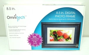 New!! Sealed!! OMNITECH "Digital Photo Frame" (No Computer Required!) SD Cards - Picture 1 of 2