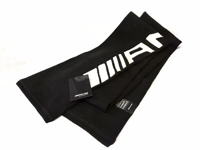 MERCEDES-BENZ AMG Strickschal Schal - schwarz mit weißem AMG Logo Schriftzug, B66959209
