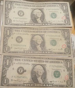 Lot Of 3 1988A Web Notes - Picture 1 of 2