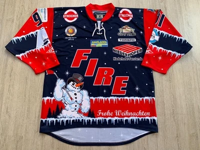 DEL Oberliga Deggendorfer Fire Eishockey Trikot Hockey Jersey XXL #91 ORTOLF - Bild 1 von 4