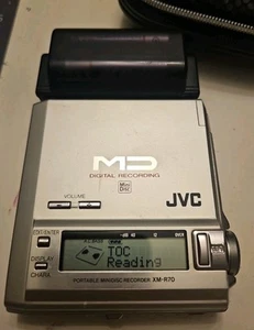 JVC Victor MD XM R70SL Minidisc Recorder Portable Player, Case, Parts & Manuel - Bild 1 von 14