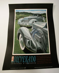 Concours d'Elegance Poster (PSTR-22) Silverado (JSF6) Classic Car Show 1995 - Picture 1 of 11