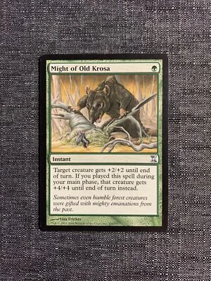 Might Of Old Krosa | LP| Time Spiral | MTG Magic The Gathering - Image 1 of 2