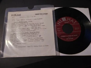 Del Kacher - There's A Kind of Hush VG++ Original 45 Hi Hat 755 Record & Insert - Picture 1 of 4