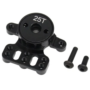 Aluminum Servo Saver 25T for T3-01 Tamiya 10015024 (A3) and 51000 (Q1) Black - Picture 1 of 2