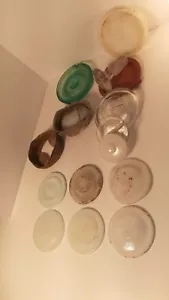 antique porcelain lined lids And Tops for canning jars and small glass jars - Picture 1 of 10
