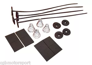 NEW RADIATOR FAN LOW PROFILE UNIVERSAL FITTING FIXING KIT CLIPS TIES SUPPORT - Picture 1 of 1