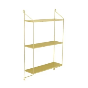 Bloomingville Layla Gold Wall Shelf, Danish Design Shelving BEAUTIFUL Gift - Picture 1 of 3