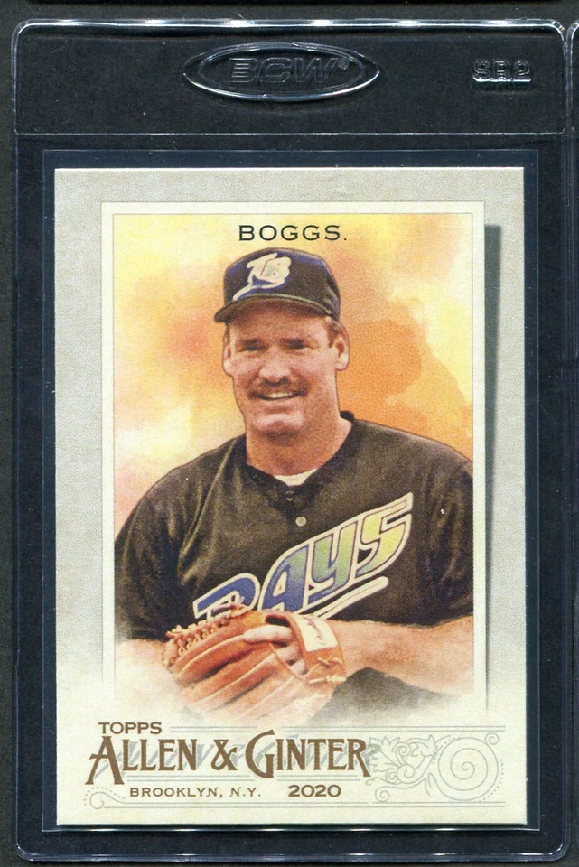 2020 Topps Allen & Ginter Wade Boggs #126 Rays - Image 1 of 1