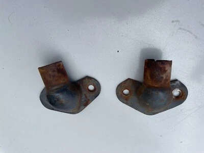 1948 Chevrolet Step Side Short Bed Pickup Truck Tail Gate MOUNT BRACKETS - Image 1 of 4