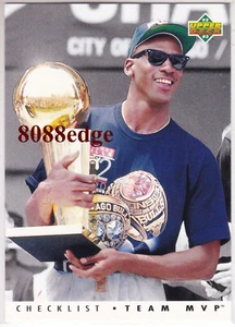 1992-93 UPPER DECK TEAM MVP CHECKLIST CARD: MICHAEL JORDAN #TM1 CHICAGO BULLS - Picture 1 of 1