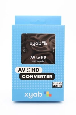 XYAB AV to HDMI Converter Full HD 1080p 720p Brand New In Box Retro Gaming Great - Image 1 of 4