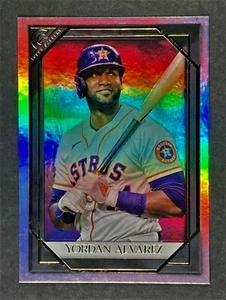 ⚾️ 2021 Topps Gallery YORDAN ALVAREZ #8 Rainbow Foil SP Astros ⚾️ - Picture 1 of 2