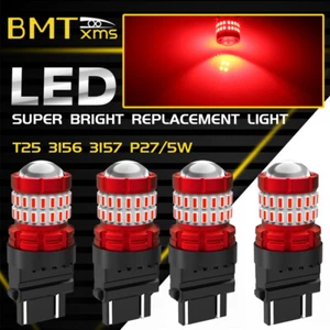 4x WT21W/7W LED Brake Lights Taillight Bulbs for 2021+ Ford Maverick Bronco F150 - Picture 1 of 12