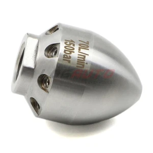 High Pressure Jetter Washer Hose Nozzle Drain 1 Front 8 Rear Jet Sewer Window - Picture 1 of 12