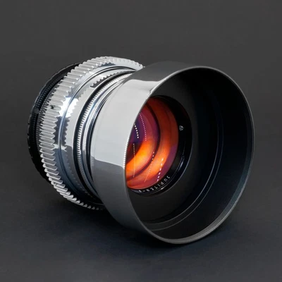 Silver Jupiter-9 2/85 Amber Anamorphic Flare & Oval Bokeh EF Sony E M4/3 Fuji-X - Image 1 of 4