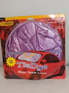 Sun Shade Sunshade Magic Shade Tie Dye for Car Truck SUV Standard Vintage NEW - Picture 1 of 8
