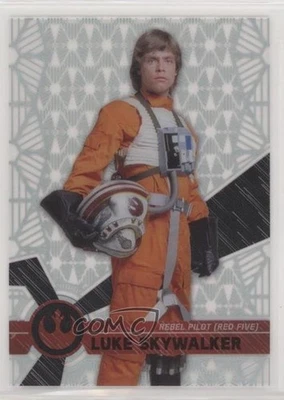 2017 Topps Star Wars High Tek Form 1 Pattern 2 Luke Skywalker #15 00gy - Image 1 of 3