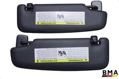 Porsche 991 991.2 911 Front Black Sun Visor Set of 2 2012 - 2019 OEM - Image 1 of 4