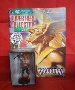 Eaglemoss DC Comics Super Hero Collection Issue #33 Hawkman Figurine & Magazine - Picture 1 of 1