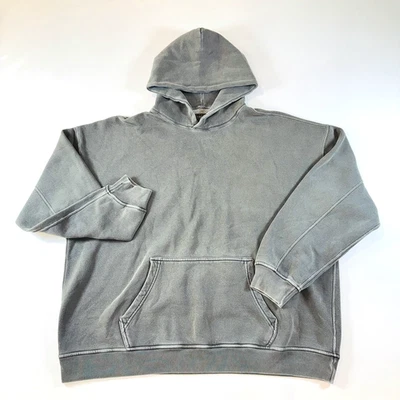 Abercrombie & Fitch Men’s Size XL Gray Hoodie Soft AF Essentials Sweatshirt EUC - Image 1 of 4