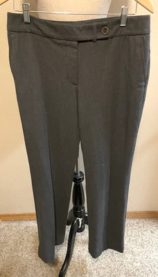 Talbots Signature Boot Dress Pants, Pockets, Dark Gray, Size 8 - Image 1 of 4