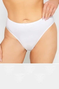 M&Co 5 PACK High Leg Briefs - Picture 1 of 6