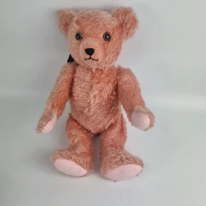 Vintage Join Bear von Vee Bee Crafts rosa mit Sound ca. 15 Zoll - Bild 1 von 9