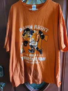 Men's Tennessee Volunteers " Damn Right I Am A Tennessee Fan Win Or Lose" 3XL... - Imagen 1 de 5