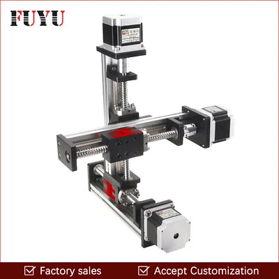 FUYU XYZ Stage Motorized Linear Stage Actuator Slide Motion Table CNC Robotic Arm kit