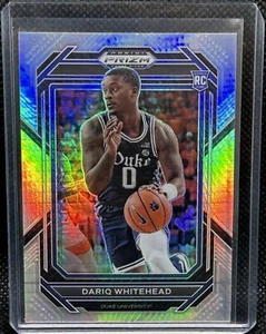 2022-23 Panini Prizm Draft Picks #25 Dariq Whitehead Hyper Prizm Rookie RC Nets - Foto 1 di 2