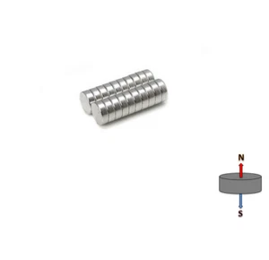 100x Strong 6mm x 2mm N45 Rare Earth Disc Magnets Neodymium Fridge Warhamme Doll - Picture 1 of 3