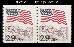 USA5 #2523 MNH STR2 Flag over Mount Rushmore 1991 - engraved - Picture 1 of 1