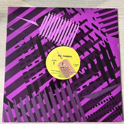 MC Hammer ‎– Pump It Up - Capitol Records V-15428 1988 Vinyl 12” Foto 1 de 4