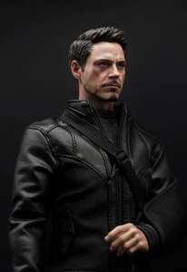 Supreme 1/6 Scale Civil War Tony Stark Battle Damage Version Head Sculpt - Picture 1 of 6