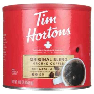 Tim Horton's Original Blend Ground Coffee, Medium Roast, 30 oz Can - Picture 1 of 5