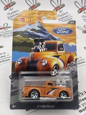 DIE CAST " '41 FORD PICKUP " 3/8 HOT WHEELS SCALA 1/64 - Immagine 1 di 2