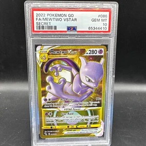 Mewtwo VSTAR Gold Secret Rare 86/78 PSA 10 Pokemon Gem Mint - Pokemon GO - Picture 1 of 2
