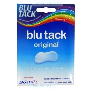 4x Bostik Blu Tack Multipurpose Reusable Adhesive Clean Safe & Easy to Use Handy - Imagen 1 de 4