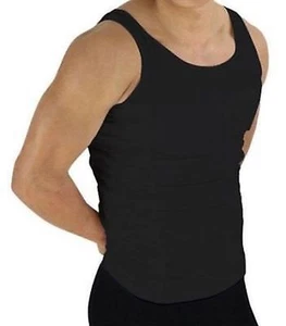 Beautyko USA 4-Pair Abs Accentuating Cellulite Erasing Trim Undershirt-Black-2XL - Picture 1 of 1