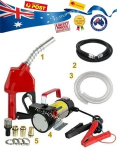 Bomba de transferencia de combustible eléctrica de 24 V CC diésel queroseno aceite comercial automática portátil - Imagen 1 de 2