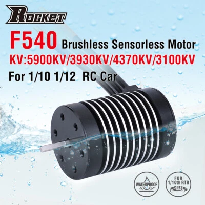 Rocket F540 Waterproof Brushless Motor 5900/3930/4370/3100KV fr 1/10 1/12 RC Car - Bild 1 von 4