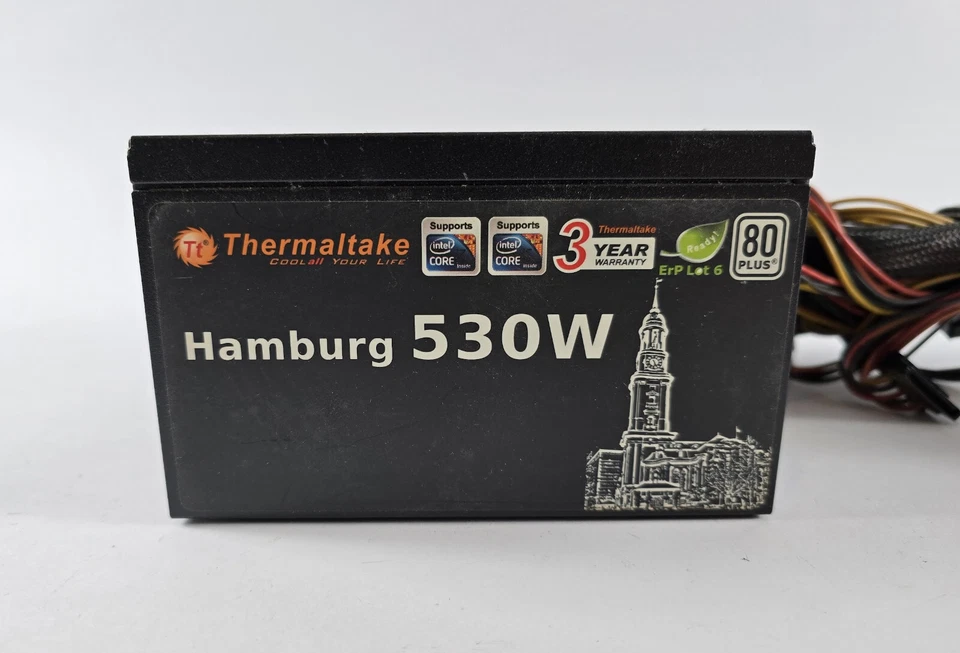 Thermaltake Hamburg 530W TR2-530AH2NSW 530Watt ATX Netzteil 80Plus PCIe - Bild 1 von 1